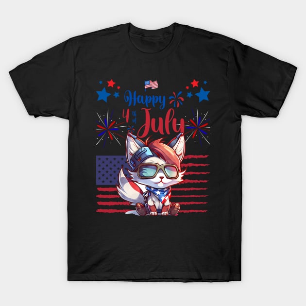 Happy 4th of july T-Shirt by BrookProject